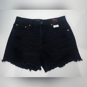 🌞2/10$🌞NWT . NOBO black distresse, cut off  jeans short Size 11